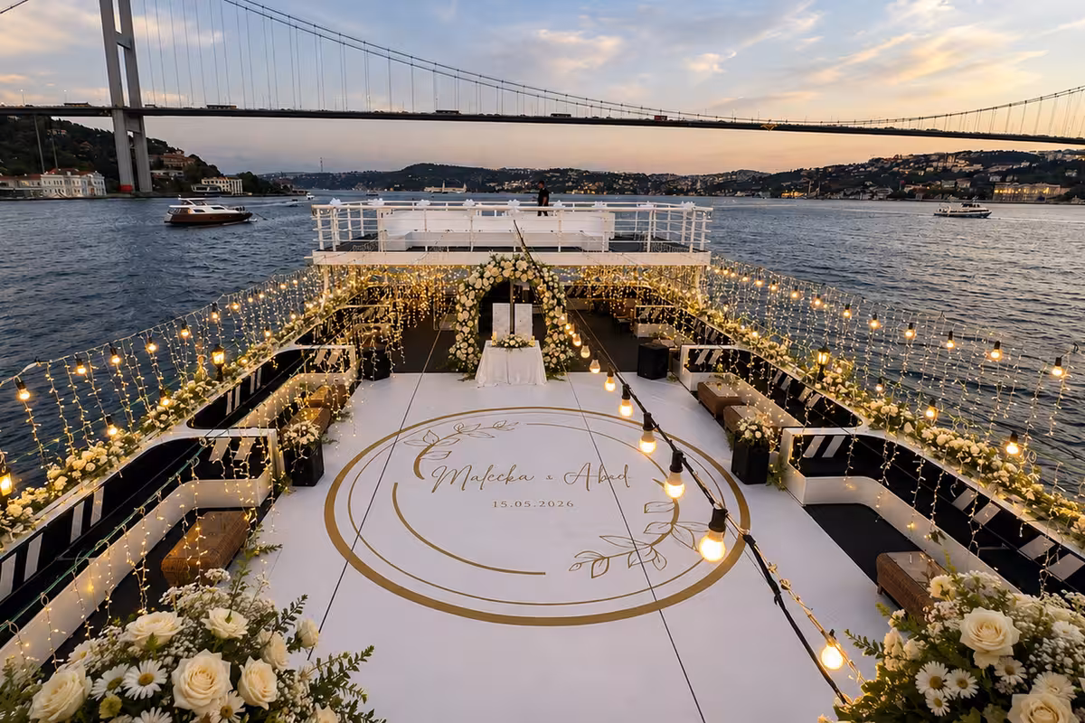 İstanbul teknede organizasyon